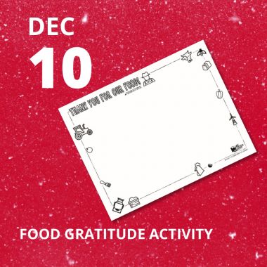 Food Gratitude Activity