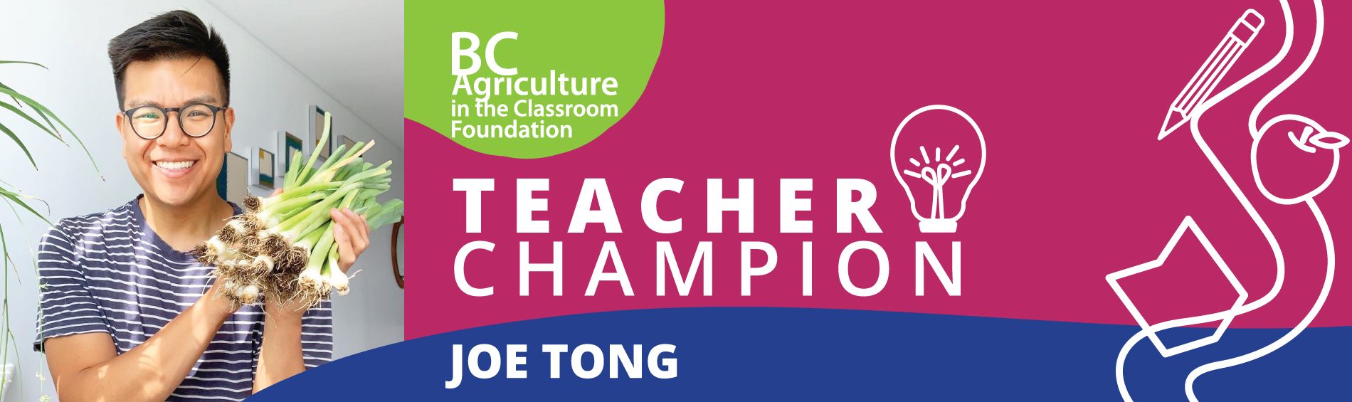 Joe Tong - Teacher Champion