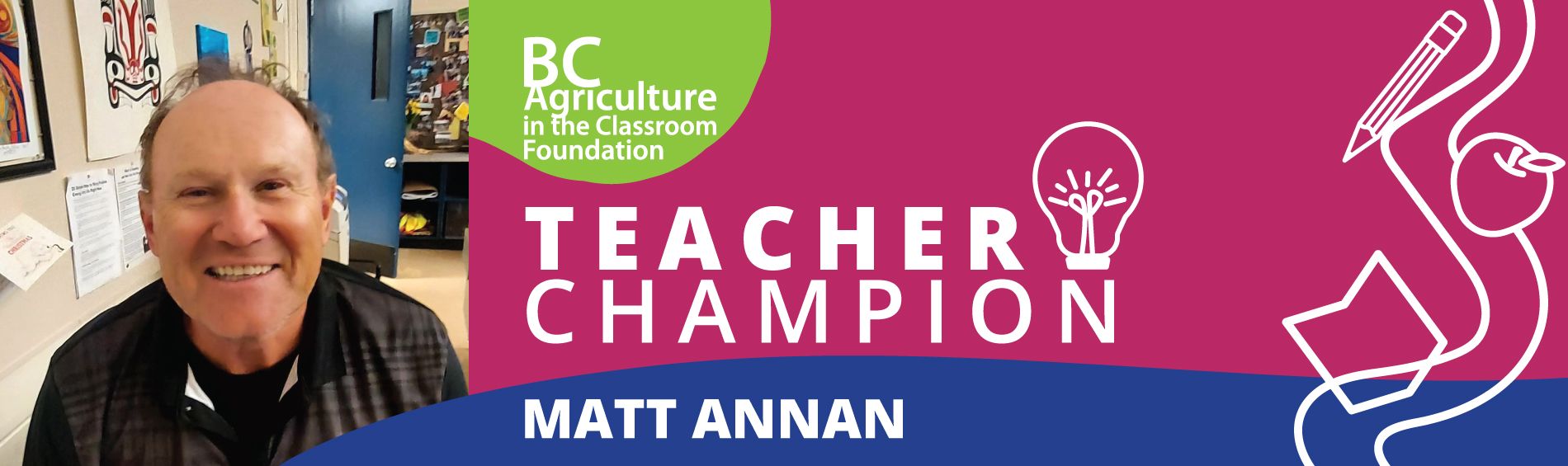 Matthew Annan - Teacher Champion 