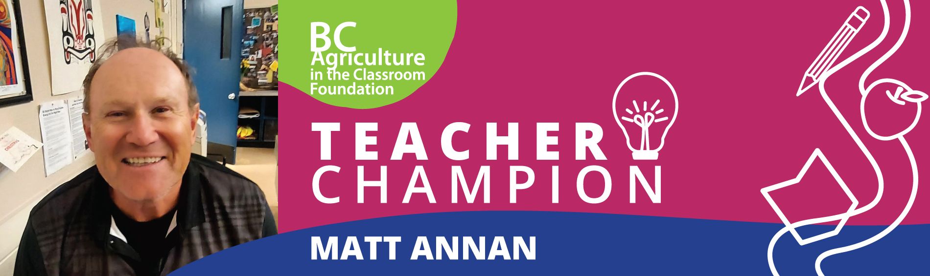 Matthew Annan - Teacher Champion 