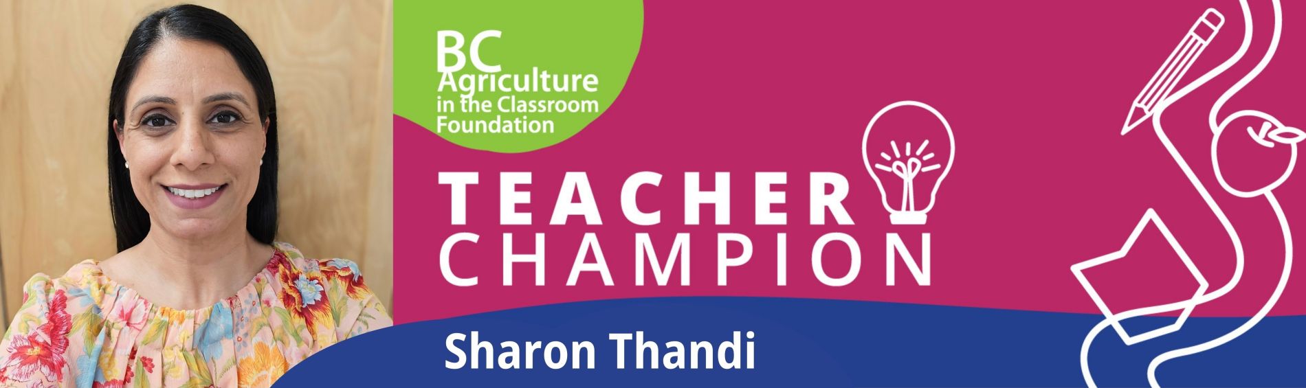 Teacher Champion - Sharon Thandi